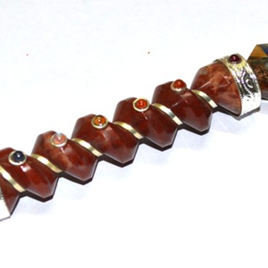 Best Value of Peach Aventurine Wands with Orgone Pendulums : Peach Aventurine Wands with Orgone Pendulums for Sale - Product Image 1