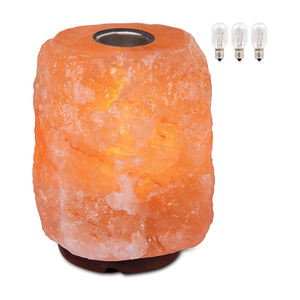 Lampe au sel rose de l'Himalaya sculptée à la main par IMPEX PAKISTAN artisanat naturel de la plus haute qualité Style Antique Logo personnalisé décoration de la maison - Product Image 1
