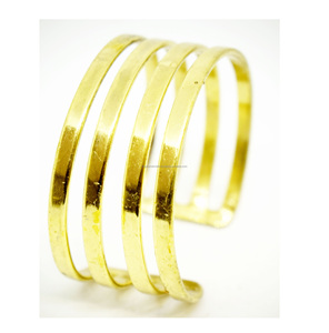 2025 Gold <b>Silver</b> 13mm Narrow Gold <b>Cuff</b> <b>Bracelet</b> Round Bangle raw <b>bracelet</b> women Religious Light Weight Gold Plated <b>Bracelets</b> - Product Image 2