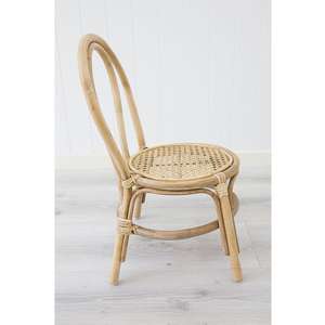 Fauteuil de loisirs en rotin naturel fait à la main, rose, en provenance du Vietnam, petit fauteuil pour enfants, pour salon, chambre, appartement, hôtel, utilisation en extérieur - Product Image 5