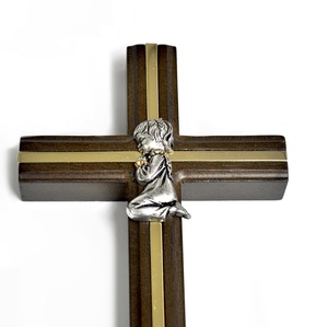 Primera Comunión Cruz de Madera Figura Bebé Niña - Product Image 4