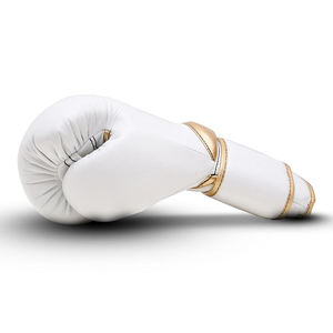 Gants de Kickboxing blancs rembourrés en Latex, gants de combat professionnels en cuir Muay Thai d'entraînement pour Boxeo - Product Image 3