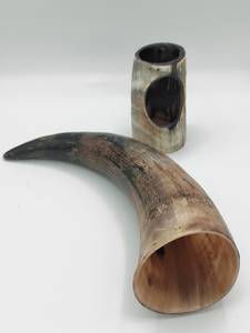 Shan อินเดียงานฝีมือธรรมชาติแก้วทังการ์ดควายขัดเงาแก้วสไตล์สัตว์สำหรับคนรักเบียร์สไตล์เขาดื่มแบบไวกิ้ง - Product Image 3