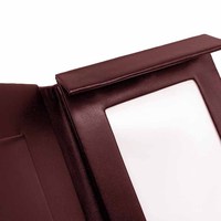 Nouveau menu LED confortable de dossier de facture de couverture de menu de restaurant de conception avec le certificat de la CE