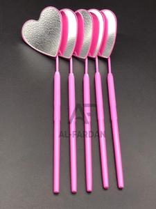 Pince à cils rose vif Diamond Grip Logo personnalisé Botte russe Extension de cils Pince à épiler Pointe en fibre Pince à épiler pointue - Product Image 5