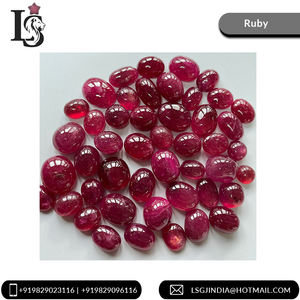 <span class=keywords><strong>Rubino</strong></span> Naturale Colore Rosa Rossastro da 6-20 Carati Trattato Termicamente Cabochon Gemma Sfusa per Gioielleria a Prezzo all'Ingrosso - Product Image 2