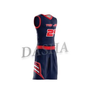 Uniforme de basket-ball personnalisé, imprimé de haute qualité pour hommes, vêtements de sport respirants de dernière conception, ensembles préférés de grandes tailles - Product Image 2