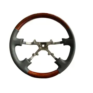 Volante de madera + cuero para TOYOTA LAND CRUISER FJ80