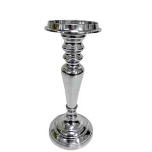 Portavelas de aluminio a granel al por mayor, soporte de vela de Color blanco lavado para boda y decoración del hogar hecho a mano - Product Image 6