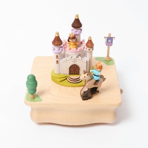 Caja Musical Artesanal de Madera de Arce Duro, Príncipe Montando un Unicornio, Divertida, con Manivela, Movimiento Musical Sankyo, Ecológica, para el Hogar - Product Image 6