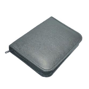 Pince à épiler en cxzd pour faux-cils, dispositif de sécurité à fermeture éclair, étui élastique, de couleur noire, pour extensions, nom privé, avec étui - Product Image 2