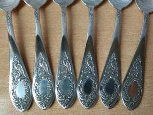 Cuillère de cuisine en aluminium argenté avec finition polie miroir Parfaite pour la cuisine quotidienne, les repas et les ustensiles de cuisine élégants et le mariage - Product Image 5