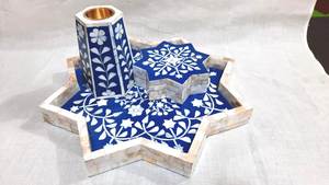 Caja con incrustaciones de perlas para manualidades, quemador de incienso de alta calidad, mopa árabe, Mubkhar, Ramadán, regalo, dujoon - Product Image 4