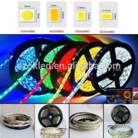 2835/5050/5630 blanc/blanc Chaud LED Bande 5M 60leds/M 300Led SMD RVB Lampes DC12V lumière flexible Ruban Ledstrip