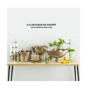 Elegant Silver Aluminum Ice Bucket High Quality Portable Floral Pattern 10L Capacity Parties for <b>Wine</b> <b>Beverage</b> - Product Image 1