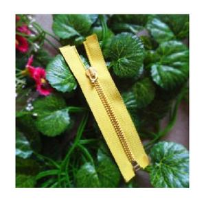 Wholesale #3 Golden Brass Teeth Open End Metal Zippers - Product Image 1