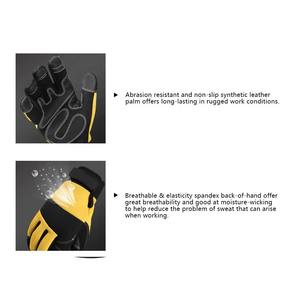 ถุงมือนิรภัยหนังสังเคราะห์ถุงมือนิรภัยสำหรับงานช่างหนังไทโอซัลเฟต - Product Image 4