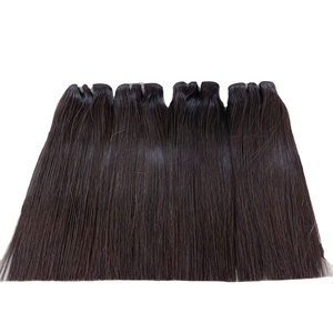 การรวมกลุ่มผมมนุษย์บริสุทธิ์ที่ยังไม่ได้ดิบหนังกำพร้าชิดผมสานเปรูกับการปิดลูกไม้100 Dropshipping ฟอกขาว - Product Image 1