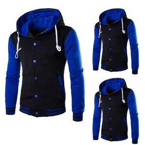 Sudadera con capucha Slimfit de doble tono azul real, diseño personalizado, nuevo estilo 2022 para hombre - Product Image 5