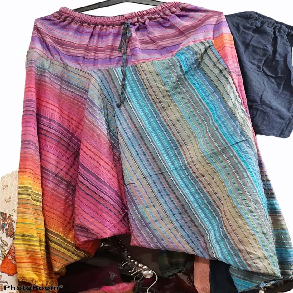 Calças femininas estilo harém, venda quente de calças para mulheres, cortar, yoga, harem, hippy, festival, moda, atacado, oferta
