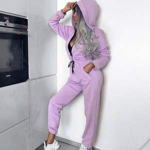 Vendaje Mujer dos piezas conjuntos Sudadera con capucha Casual chándales - Product Image 5