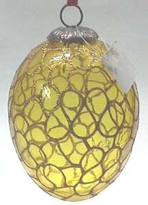 Boules de Noël en verre de 7,5 cm de couleur ambre de la marque TVAKM pour décorations intérieures et extérieures - Product Image 4