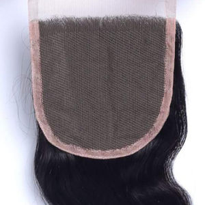 100% ปิดผมอินเดียดิบผมคนเรมี closures.100 % เส้นผมมนุษย์ธรรมชาติ - Product Image 2