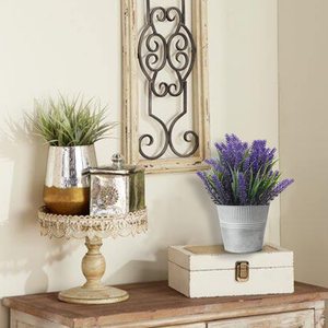 Hot selling embossed design planter galvanized flower pots and planter for indoor and outdoor plantation flower pot - Product Image 4