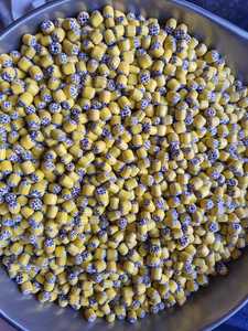 Cuentas de cristal de Murano negras de forma redonda pequeñas de alta demanda Cuentas de vidrio Premium - Product Image 5