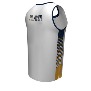 Conjunto de camisetas de baloncesto, logo impreso sublimado personalizado de alta calidad, tela de poliéster 100% a un precio muy asequible, gran oferta - Product Image 4
