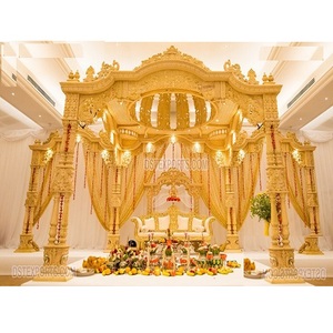 Hermoso Mandap de Madera para Bodas Anaya, Mandaps Modernos para Bodas Indias, Compre un Elegante Mandap de Madera para Bodas en Calgary, Australia - Product Image 1