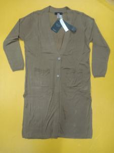 Pulls longs à manches longues pour femmes, col en V, boutonnés, style bureau, de marques de vêtements en surplus, stock du Bangladesh - Product Image 2