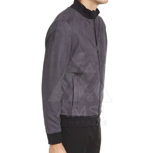 Chaquetas de cuero de gamuza de invierno de talla grande para hombre Chaqueta de cuero de gamuza de alta calidad a la venta - Product Image 6
