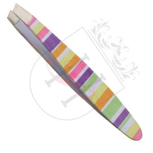 Pince à épiler des sourcils en acier inoxydable, privée, Simple et à bout incliné, pour enlever les poils, nouvelle collection - Product Image 2