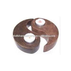 Porte-bougie en pierre naturelle - Product Image 1