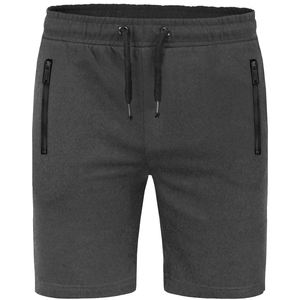 Vente en gros de modèles personnalisés imprimés courts vêtements de sport de qualité supérieure 6XL XS tailles courtes en polaire éponge avec poche zippée motif uni - Product Image 1