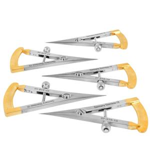 Calibrador de medición manual Castroviejo de 40 mm recto con tornillo de bloqueo de ajuste - Product Image 1