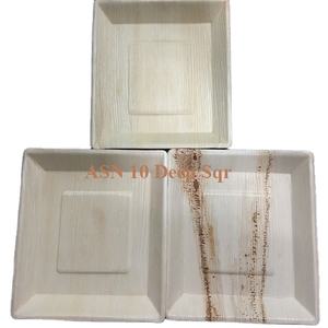 100% Platos y platos de hojas de areca orgánicas naturales ecológicos con patrón de planta único grabado función orgánica incluida - Product Image 3