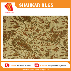 Fulton Collection tapis tufté à la main en laine pelucheuse beige de luxe forme personnalisée moderne pour salon cuisine utilisation pile haute boucle - Product Image 2