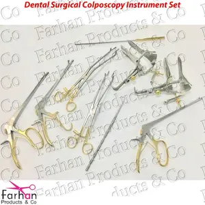 Marka yeni diş cerrahi tam kolposkopi enstrüman setleri Farhan Products & Co