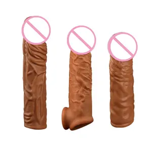 Wholesale High End Liquid Silicone Man Penis Enlarge Condom