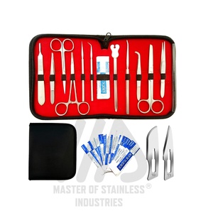 Juego de instrumentos quirúrgicos de acero inoxidable, juego de instrumentos quirúrgicos pequeños con estuche, 12 unidades, por Master of Industry CE - Product Image 3