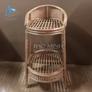 Cuna de muñeca de ratán para niños, mesa de cambio de mimbre barata - Product Image 3