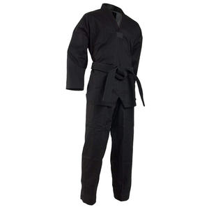 Uniformes d'arts martiaux Taekwondo Dobok avec logo personnalisé brodé/ITF/WTF/OEM/100% coton, prix de gros - Product Image 4