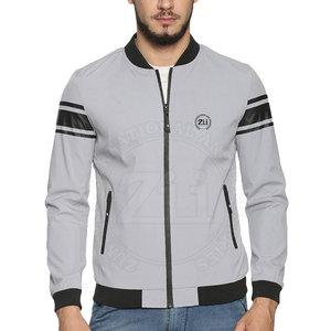 Blouson aviateur pour homme en toile de qualité supérieure léger et respirant avec col montant pour l'hiver nouvel état - Product Image 1