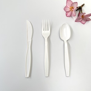 Strong Quality PP Heavy Duty Plastic Cutlery Knife Fork Spoon