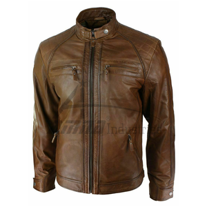 Chaqueta de cuero para hombre, alta calidad, 2020 - Product Image 4