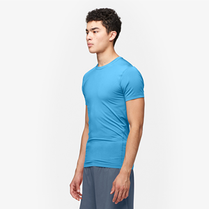 T-shirts de compression pour hommes et femmes, haut à manches courtes, protection du corps de haute qualité, vente en gros, - Product Image 5