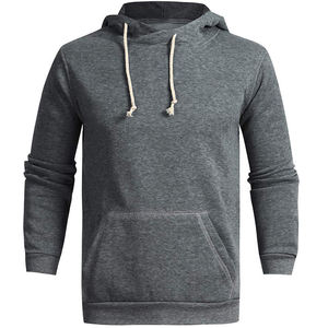 Sweat à capuche pour homme avec empiècement Color Block Sweat à capuche pour homme avec tissu léger en mélange de polyester - Product Image 3