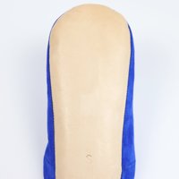 Babouches marocaines faites à la main en cuir véritable bleu Majorelle, style Paléo chic, légères, chaudes, luxueuses, anti-odeur, absorbant la transpiration, pour l'intérieur